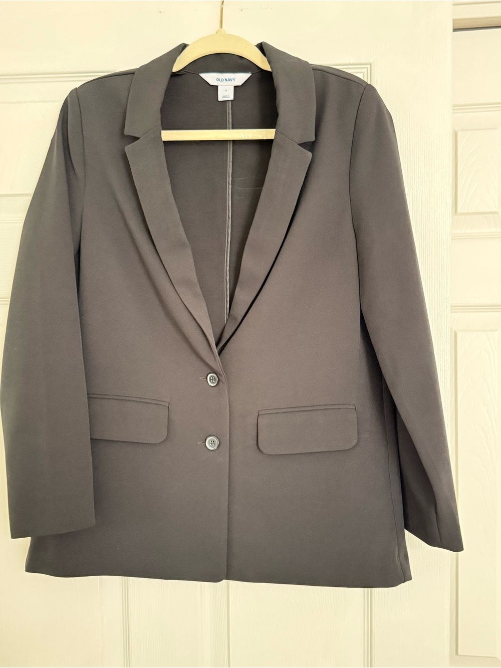 Old Navy brand new Charcoal Gray Single-Breasted Blazer